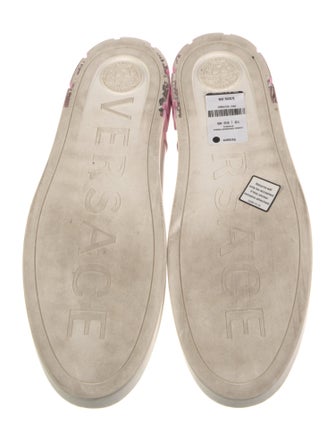 Versace Medusa Insignia Leather Sneakers