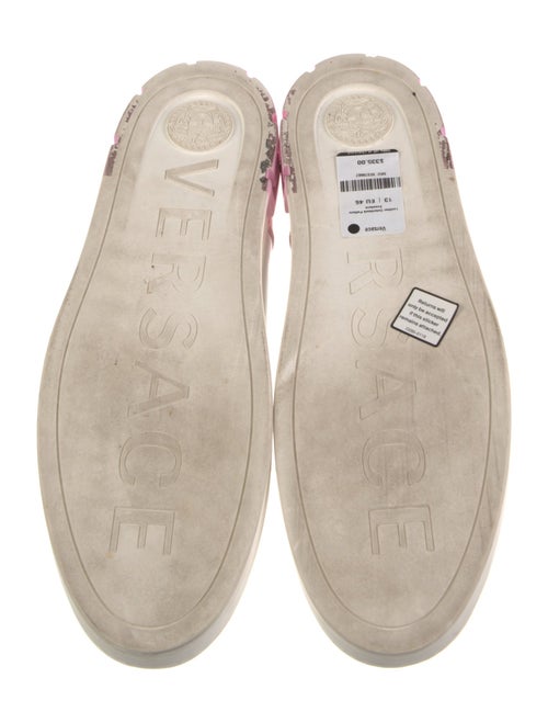 Versace Medusa Insignia Leather Sneakers