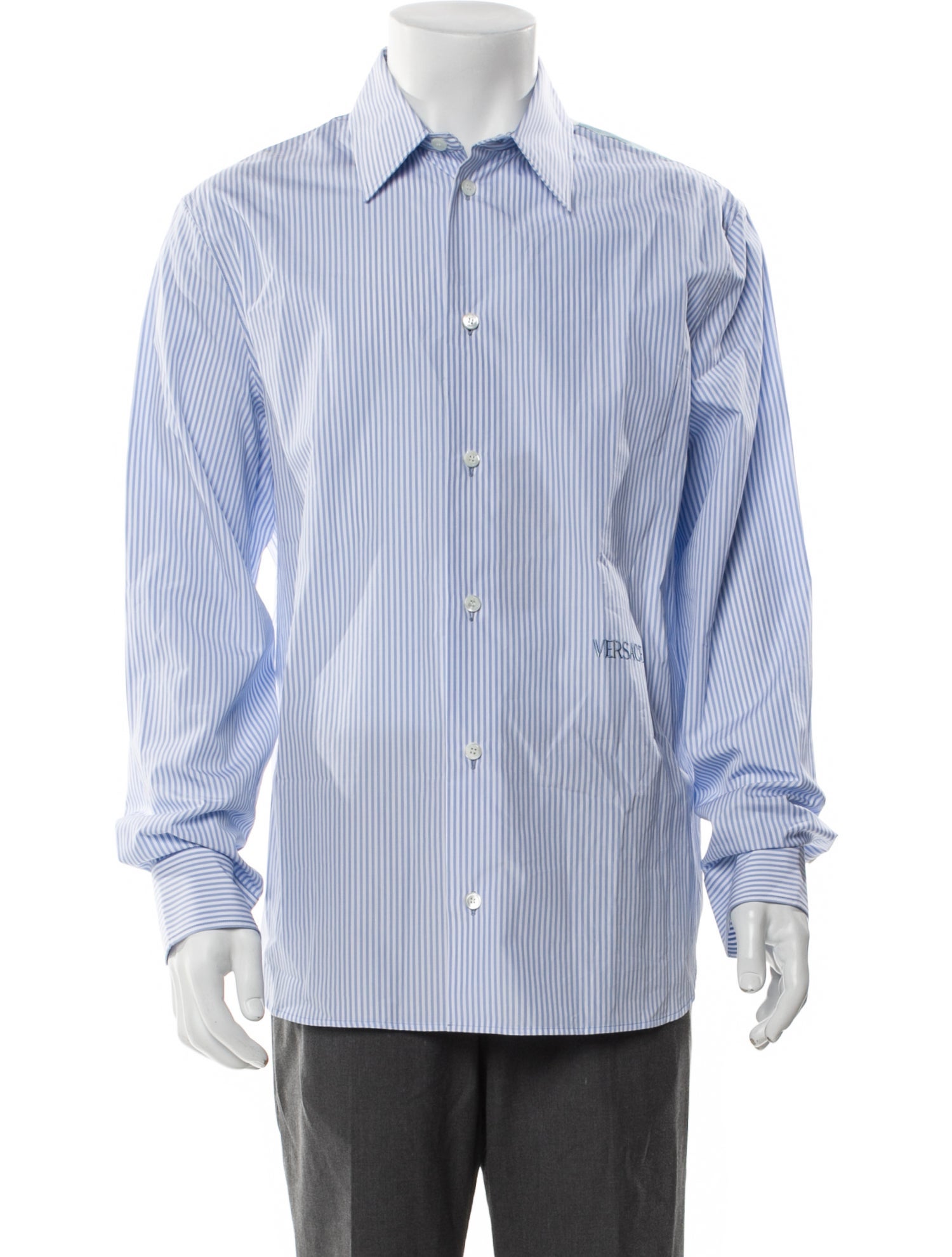 Versace Striped Long Sleeve Shirt w/ Tags