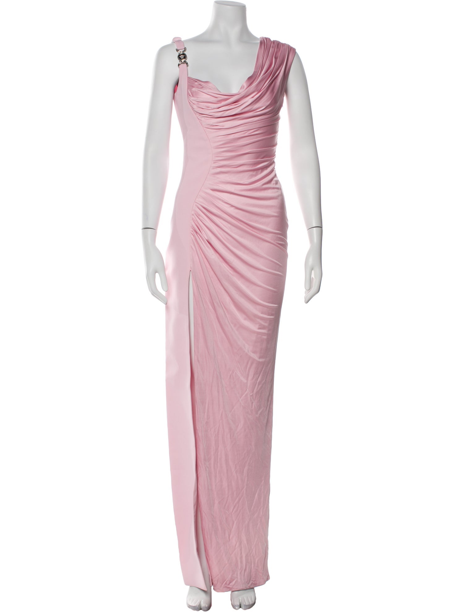 Versace Cowl Neck Long Dress