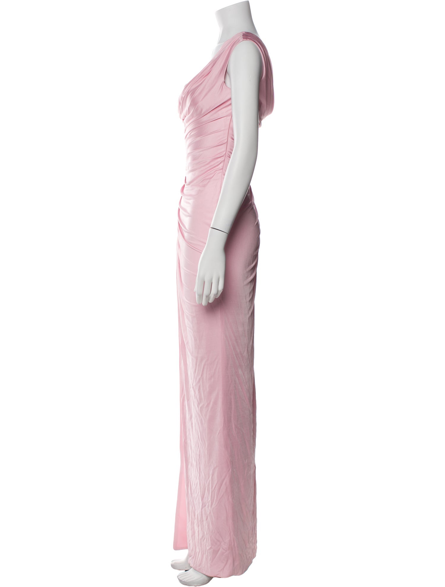 Versace Cowl Neck Long Dress