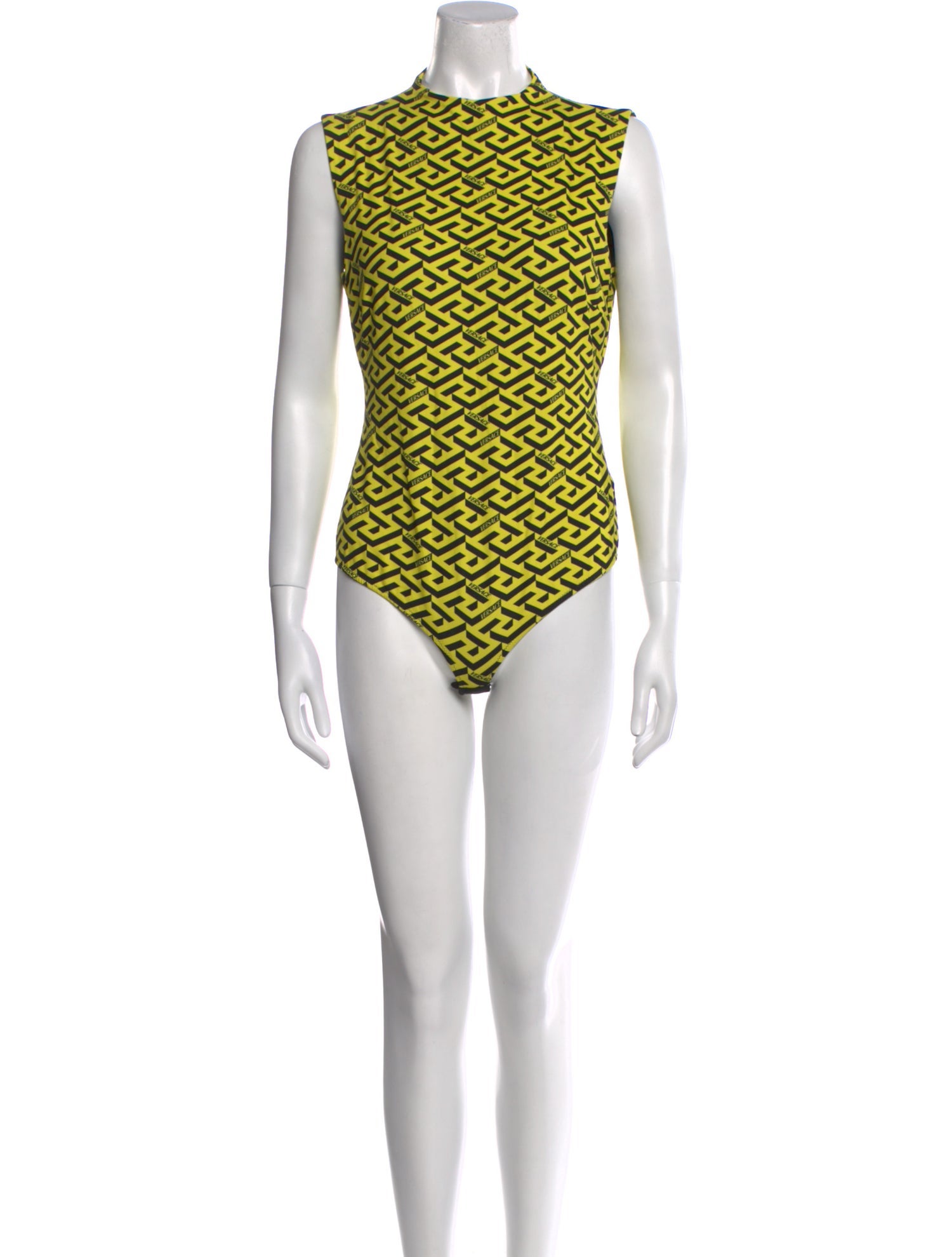 Versace Nylon Printed Bodysuit