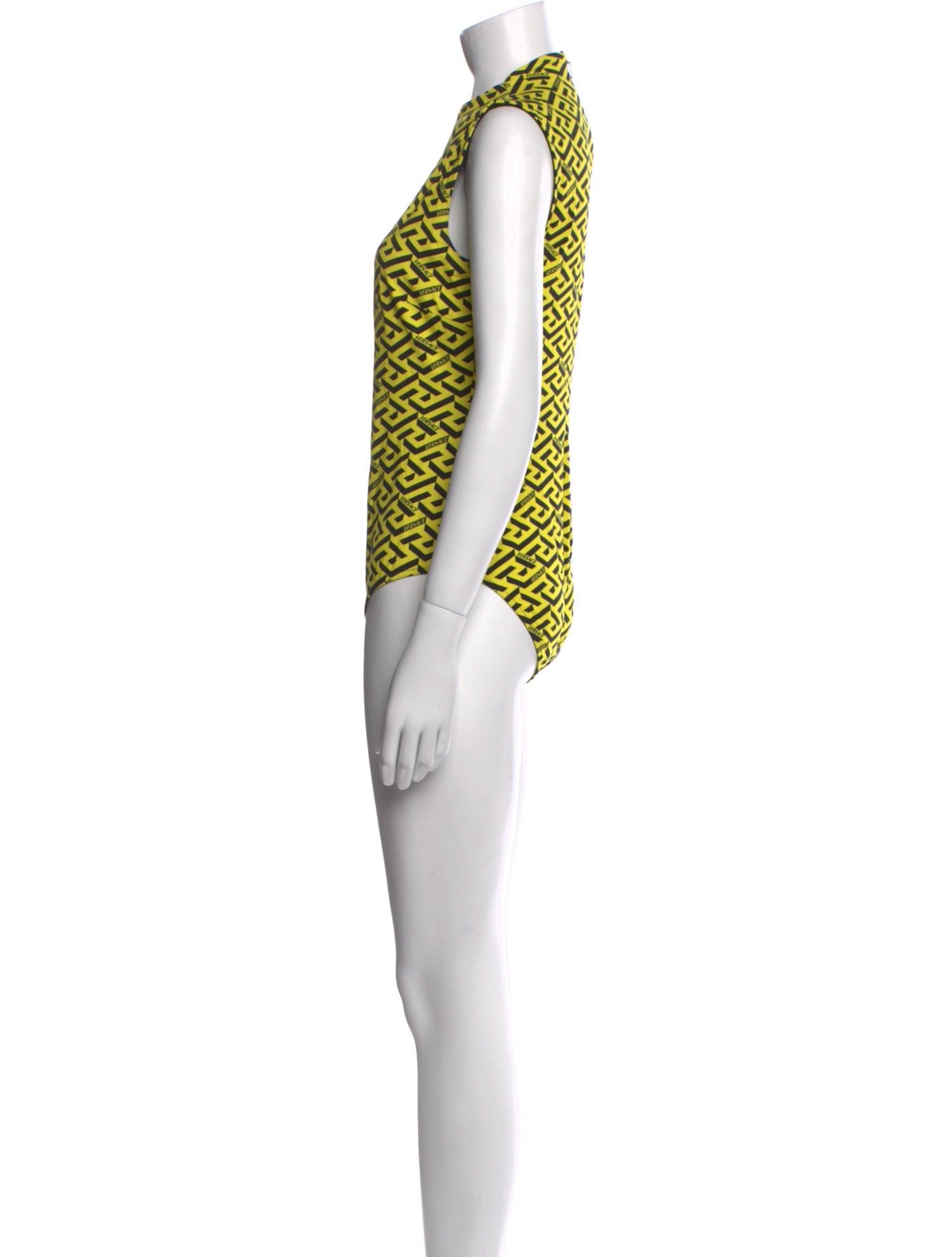 Versace Nylon Printed Bodysuit