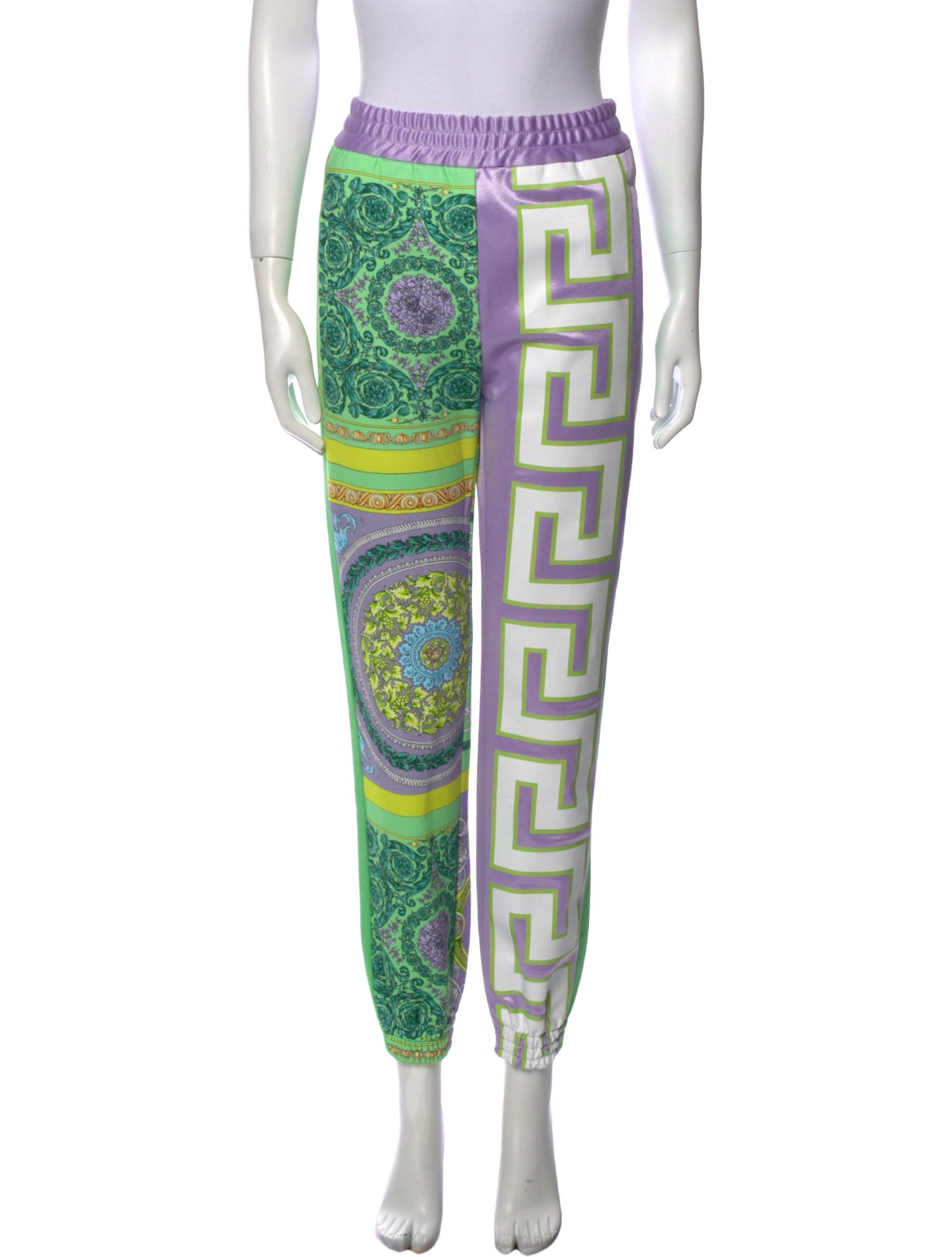 Versace Printed Skinny Leg Pants