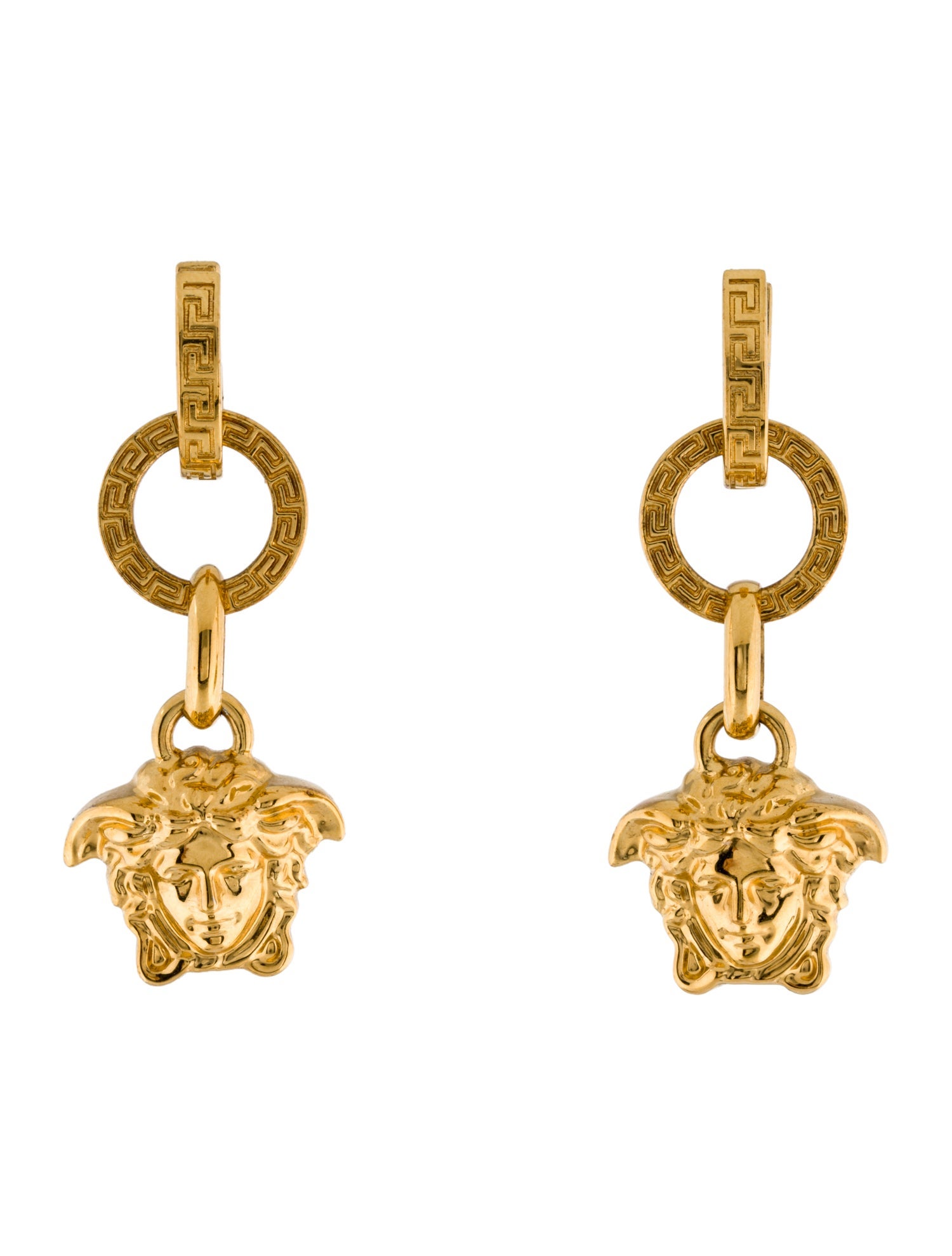 Versace La Medusa Drop Earrings