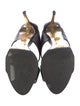 Versace Medusa Insignia Leather Slides