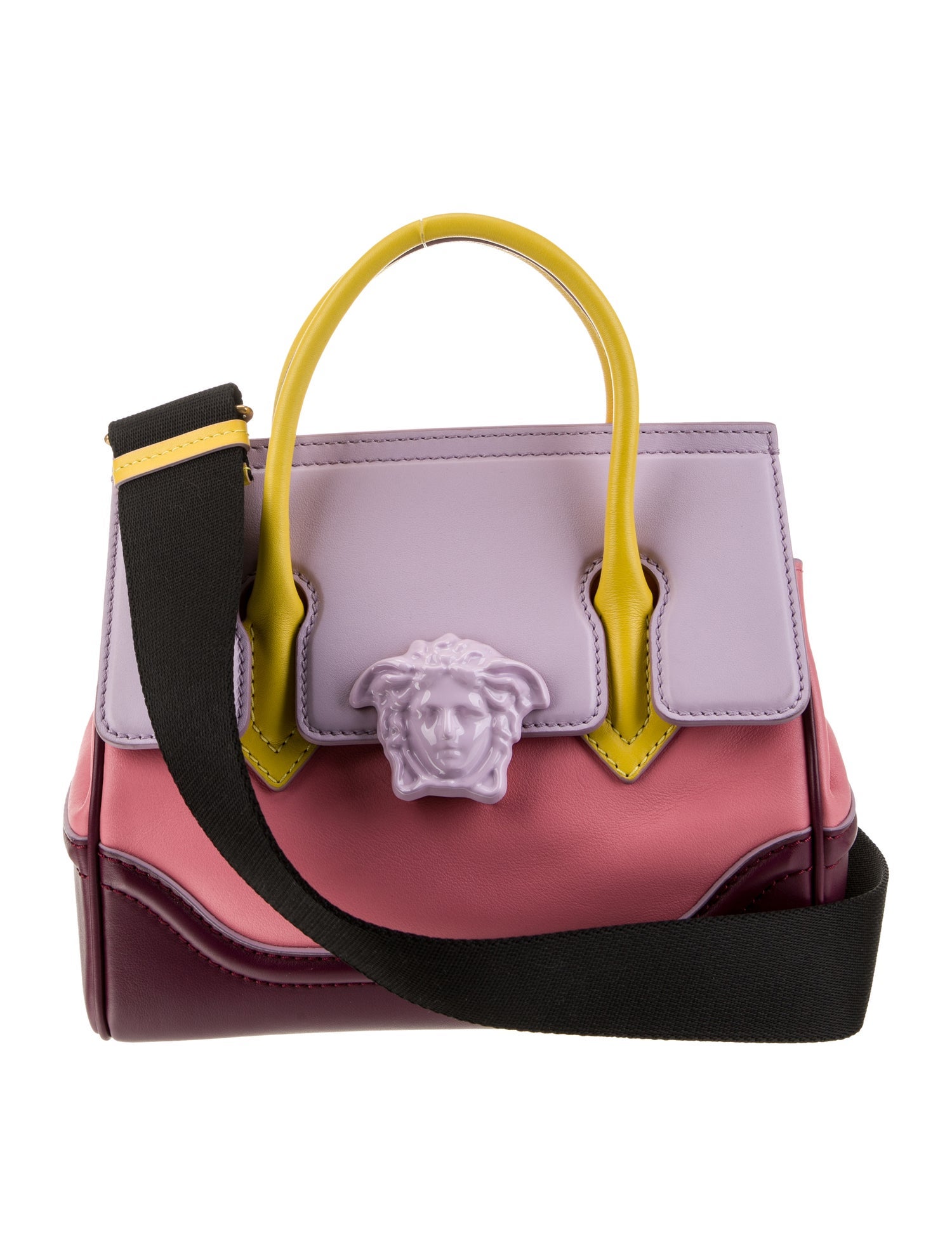 Versace Leather Top Handle Bag