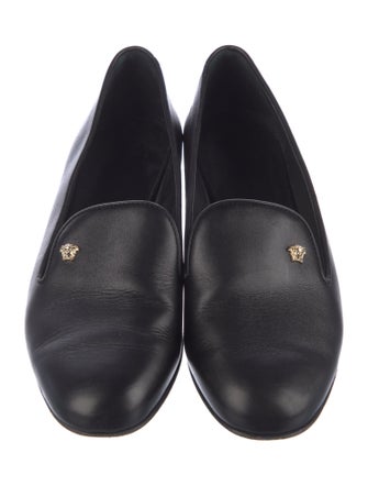 Versace Leather Loafers