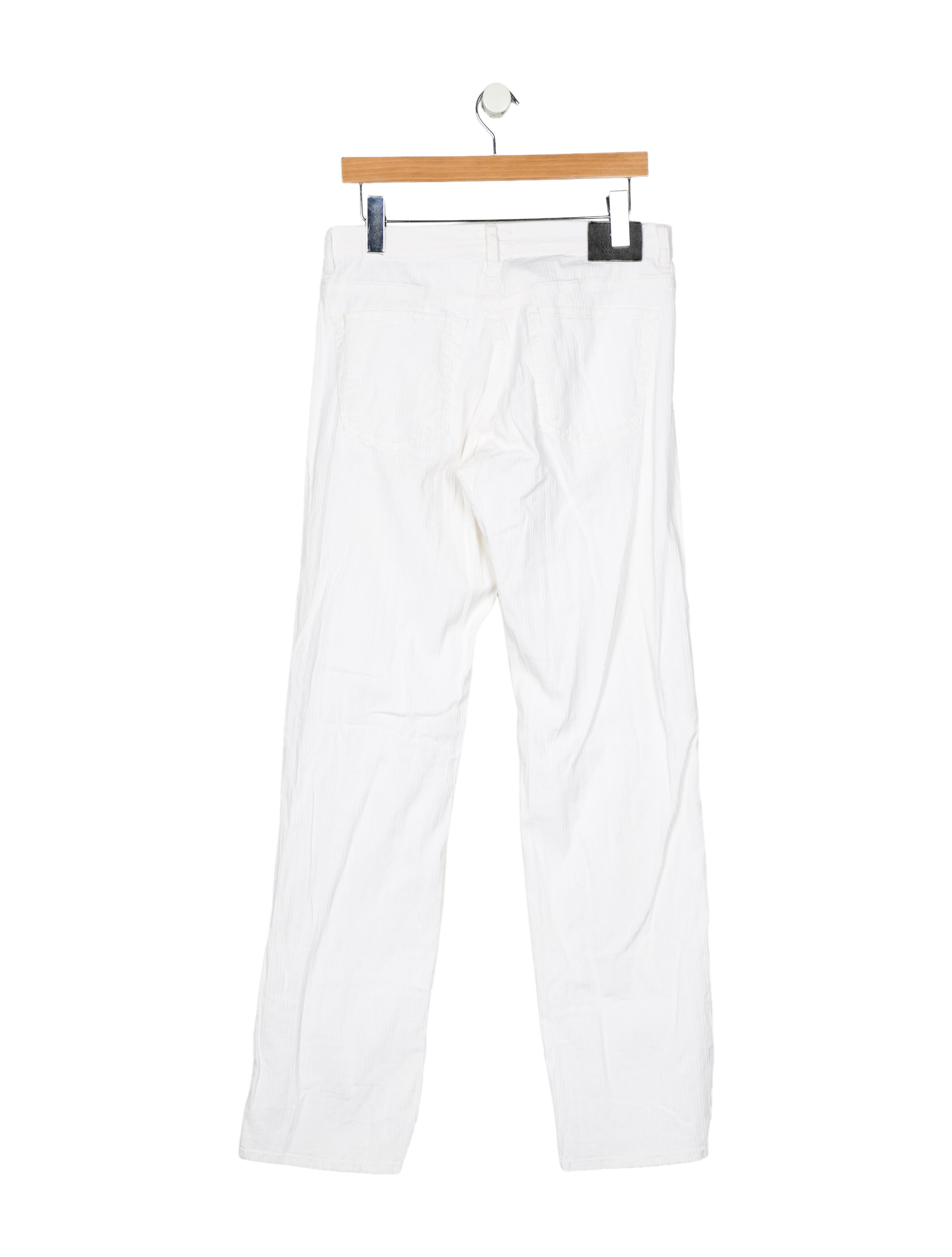 Versace High-Rise Straight Leg Jeans