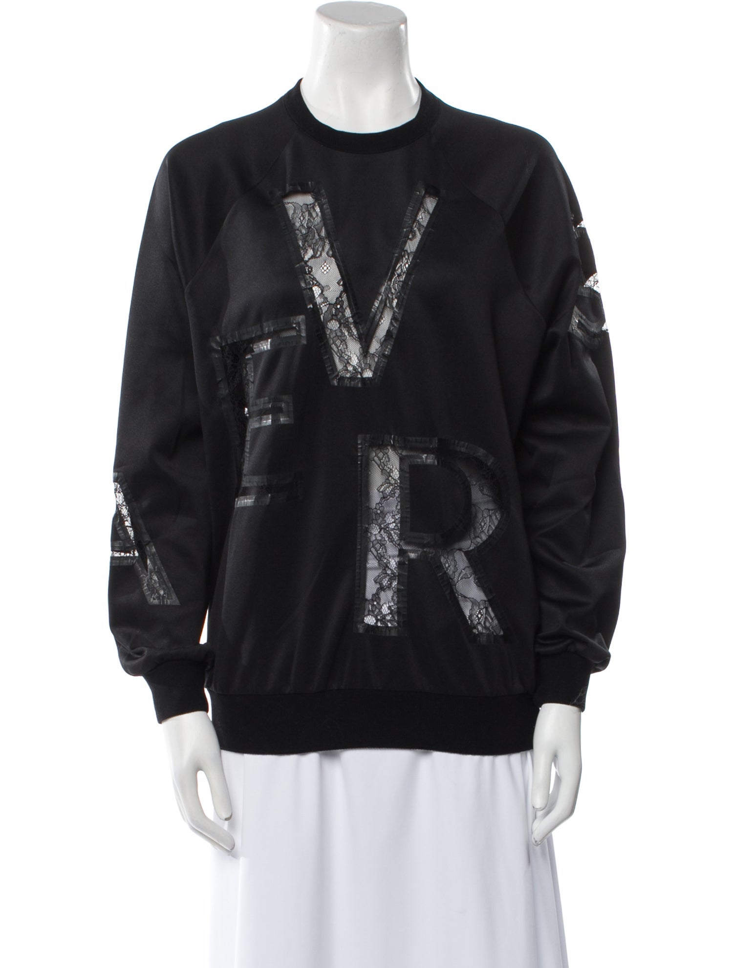 Versace Graphic Print Crew Neck Sweatshirt