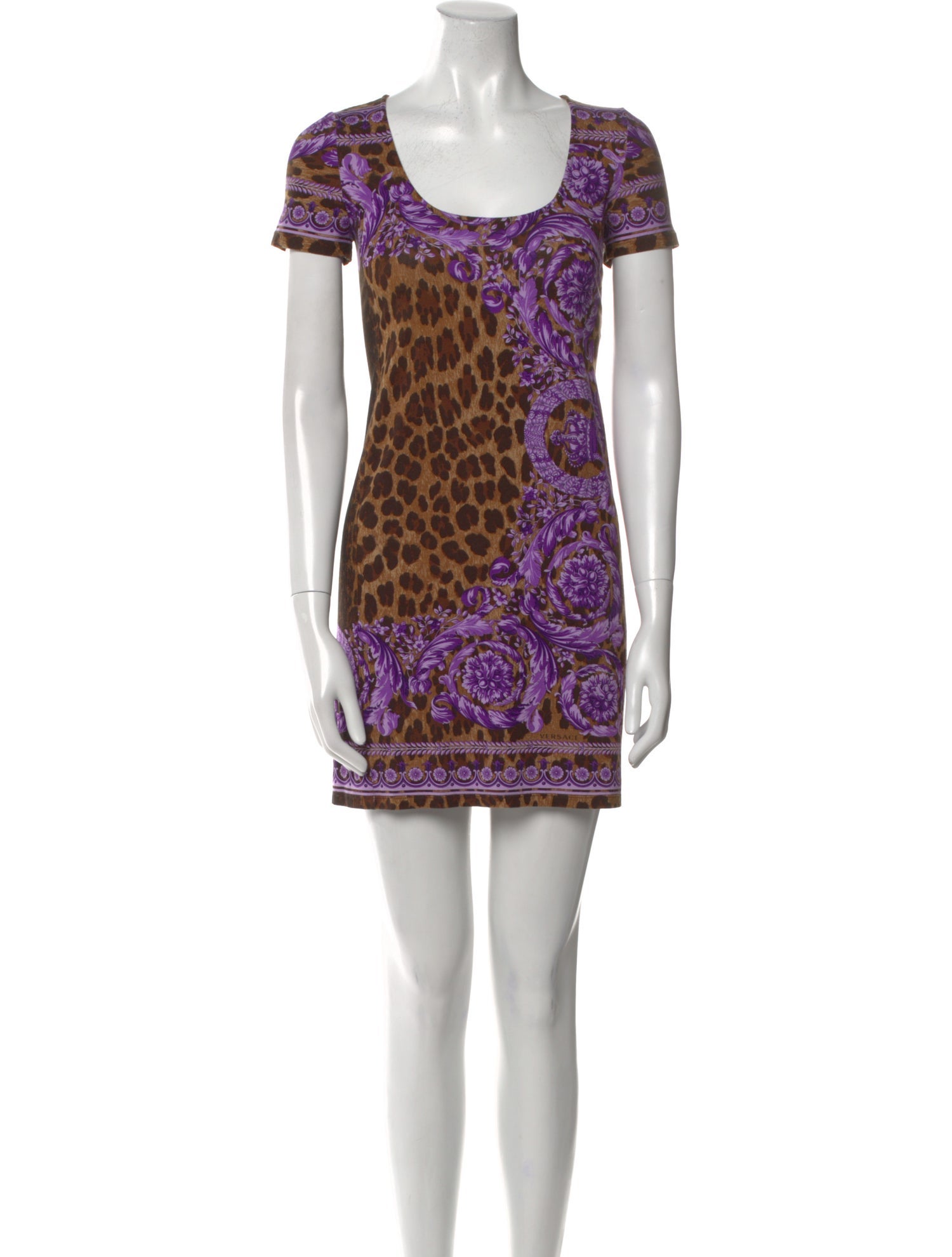 Versace Printed Mini Dress