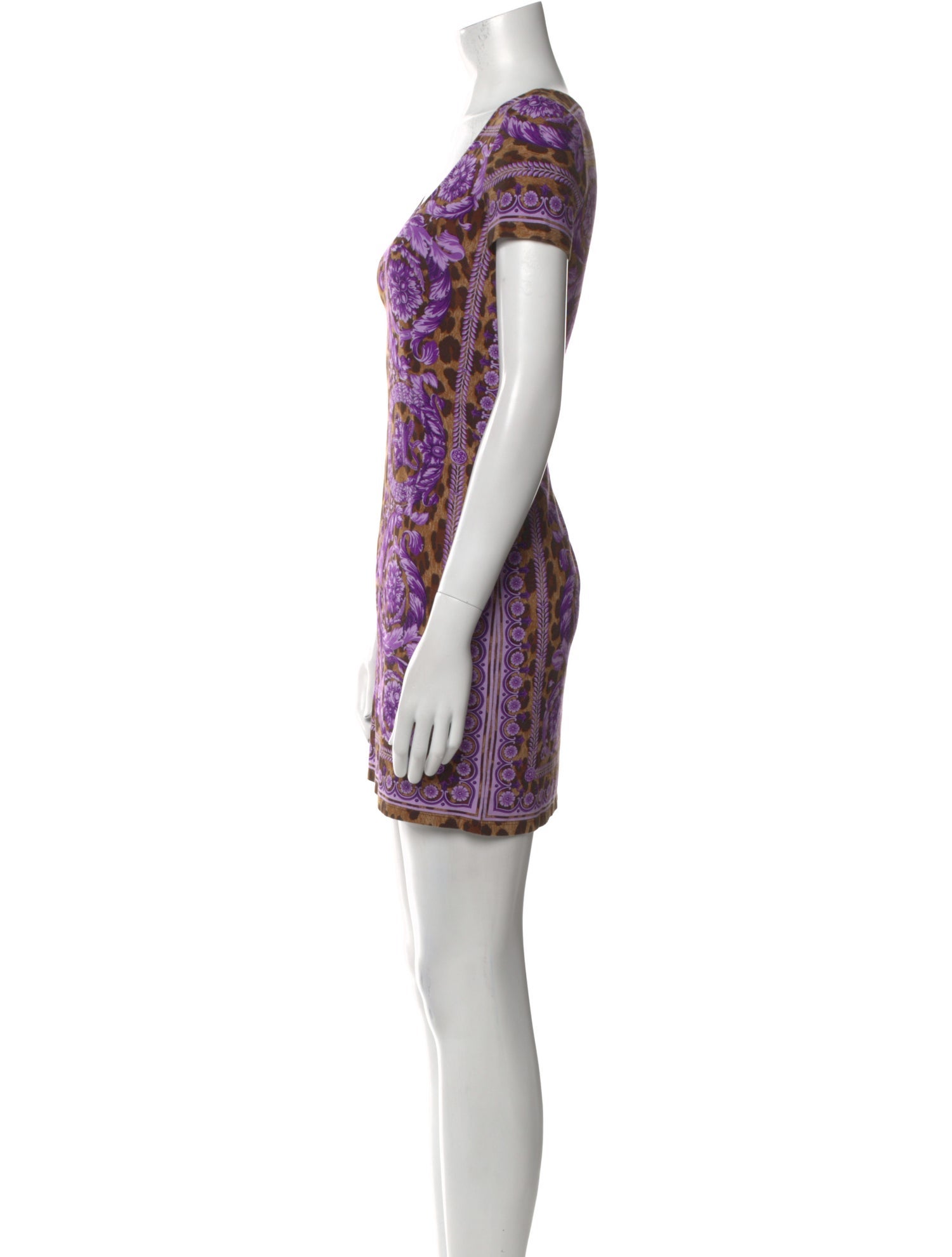 Versace Printed Mini Dress