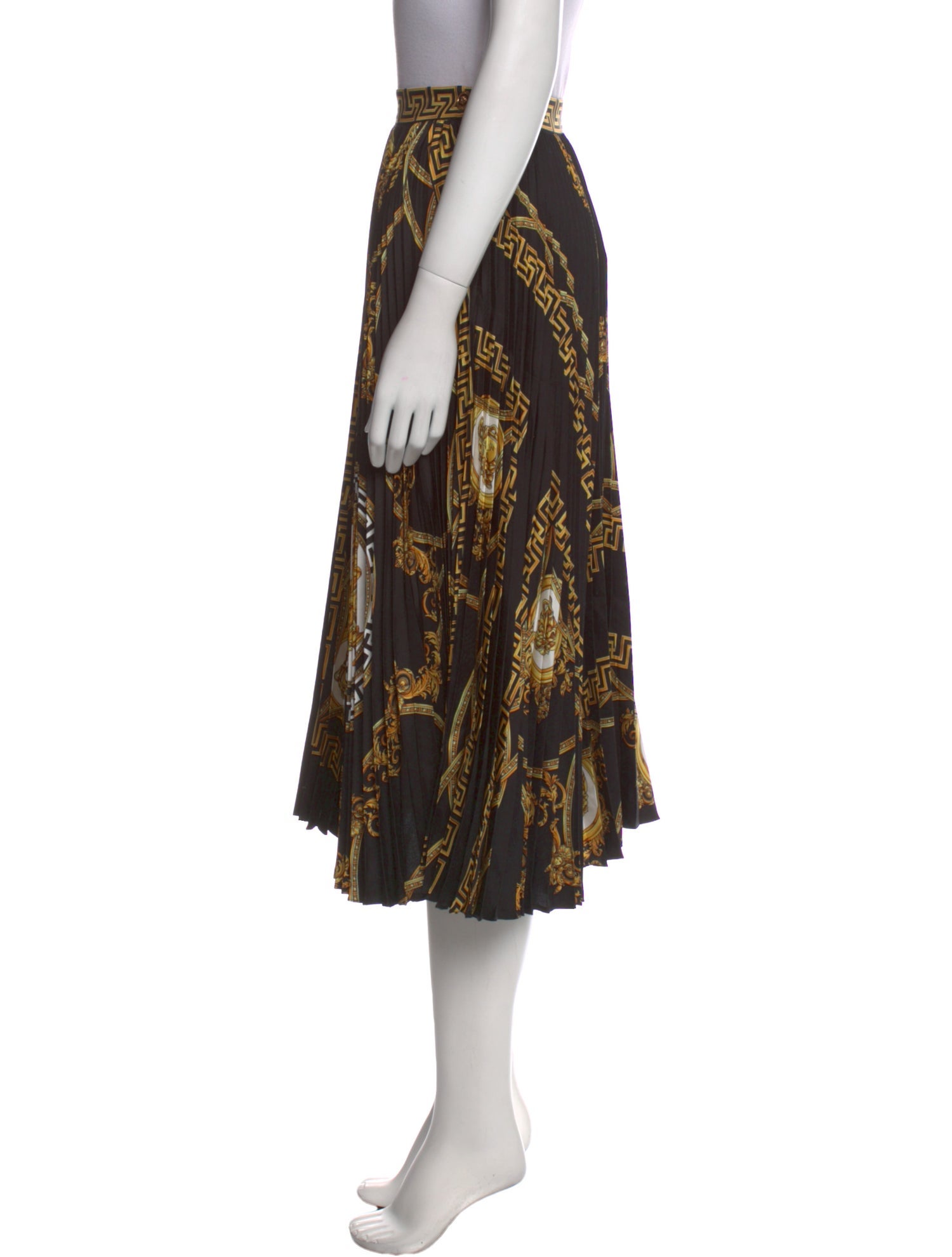 Versace Silk Knee-Length Skirt