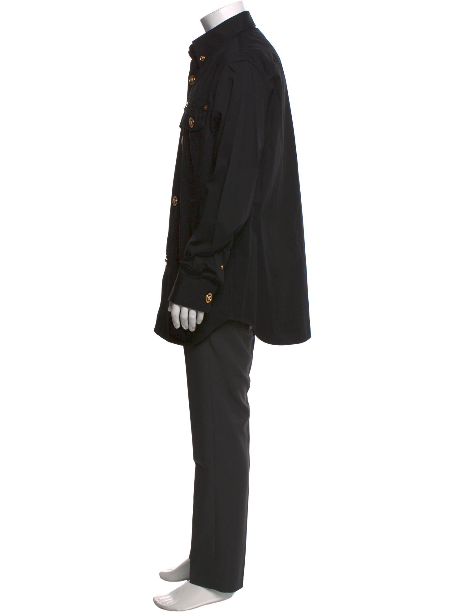 Versace Medusa Insignia Long Sleeve Shirt