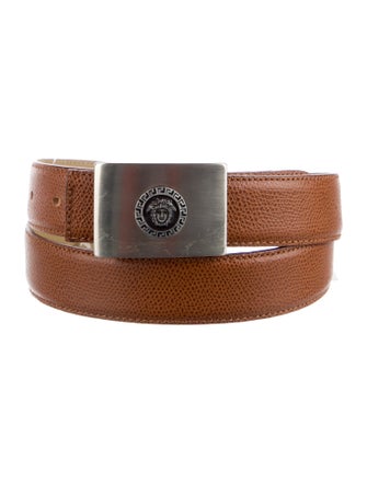 Versace Skinny Leather Belt