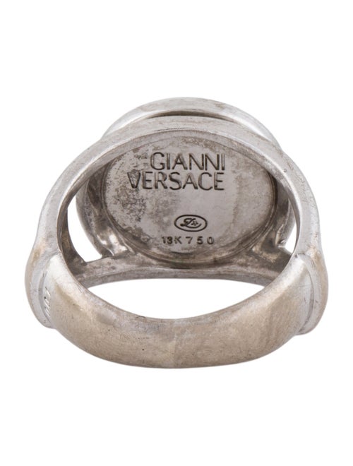 Versace 18K Diamond Medusa Cocktail Ring
