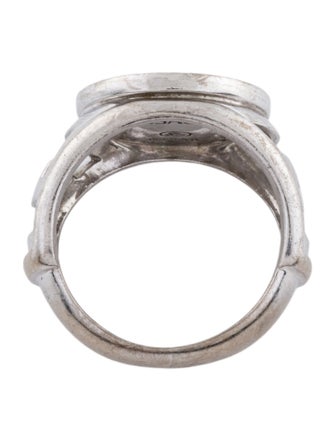 Versace 18K Diamond Medusa Cocktail Ring