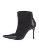 Versace Suede Lace-Up Boots