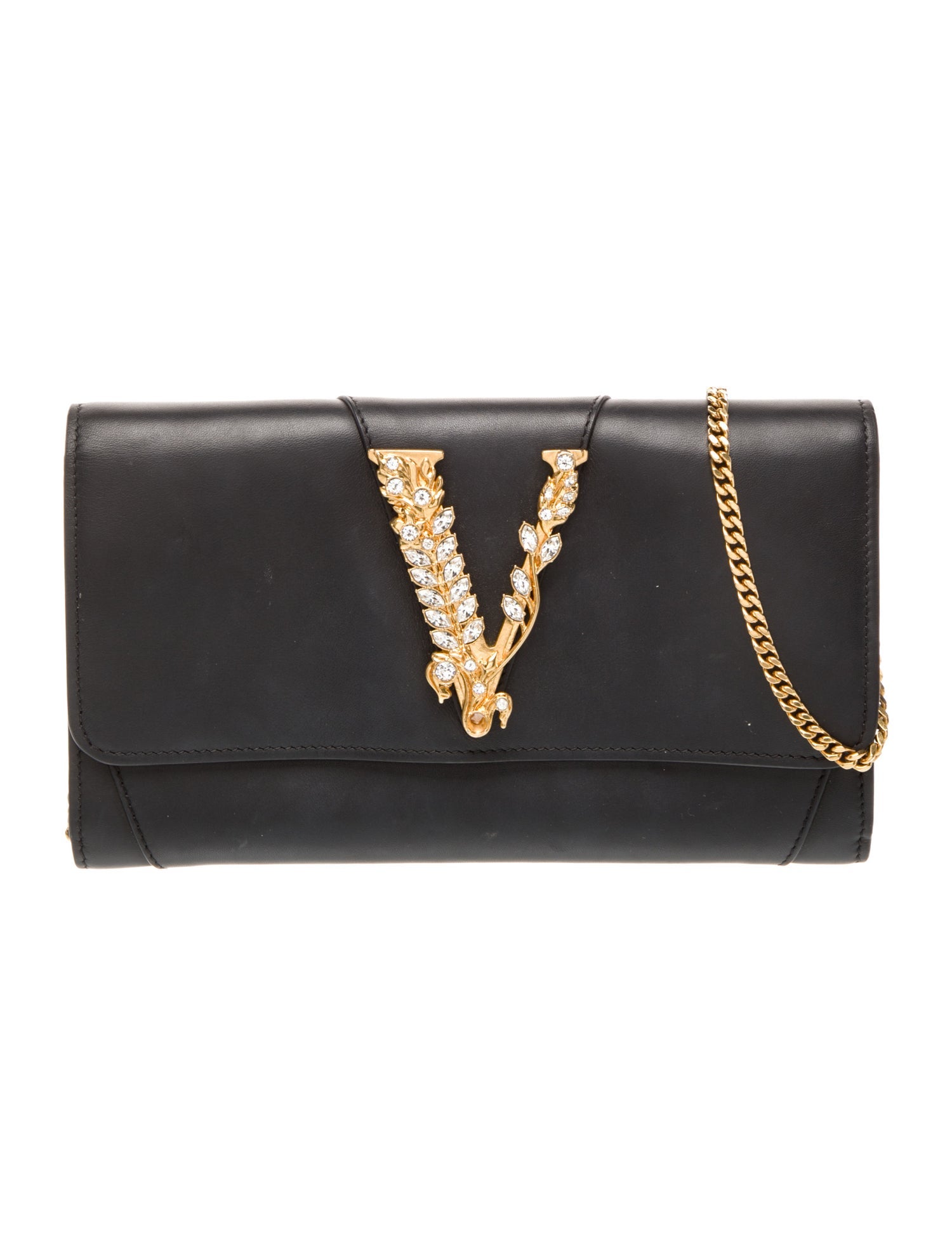 Versace Leather Shoulder Bag