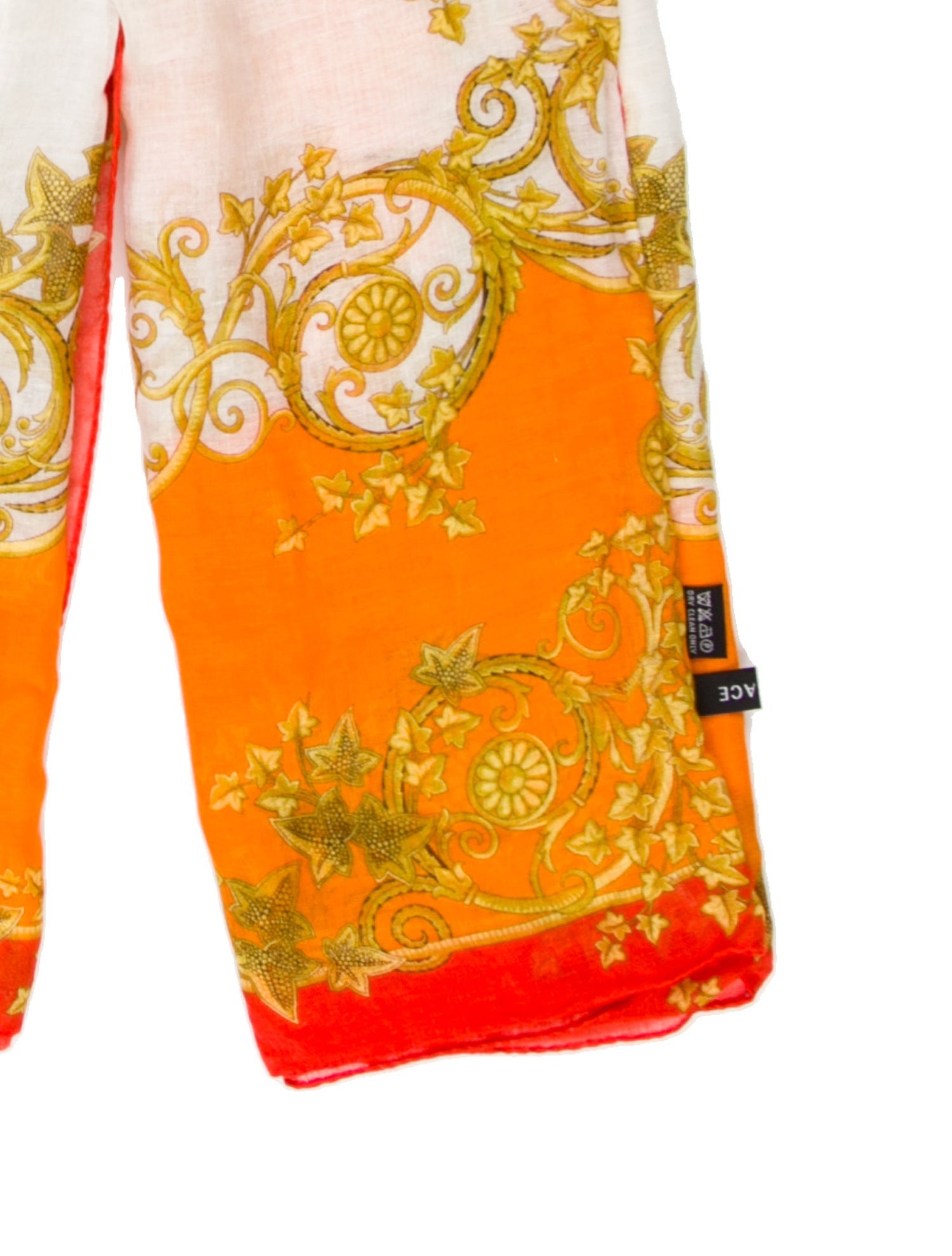 Versace Floral Print Scarf