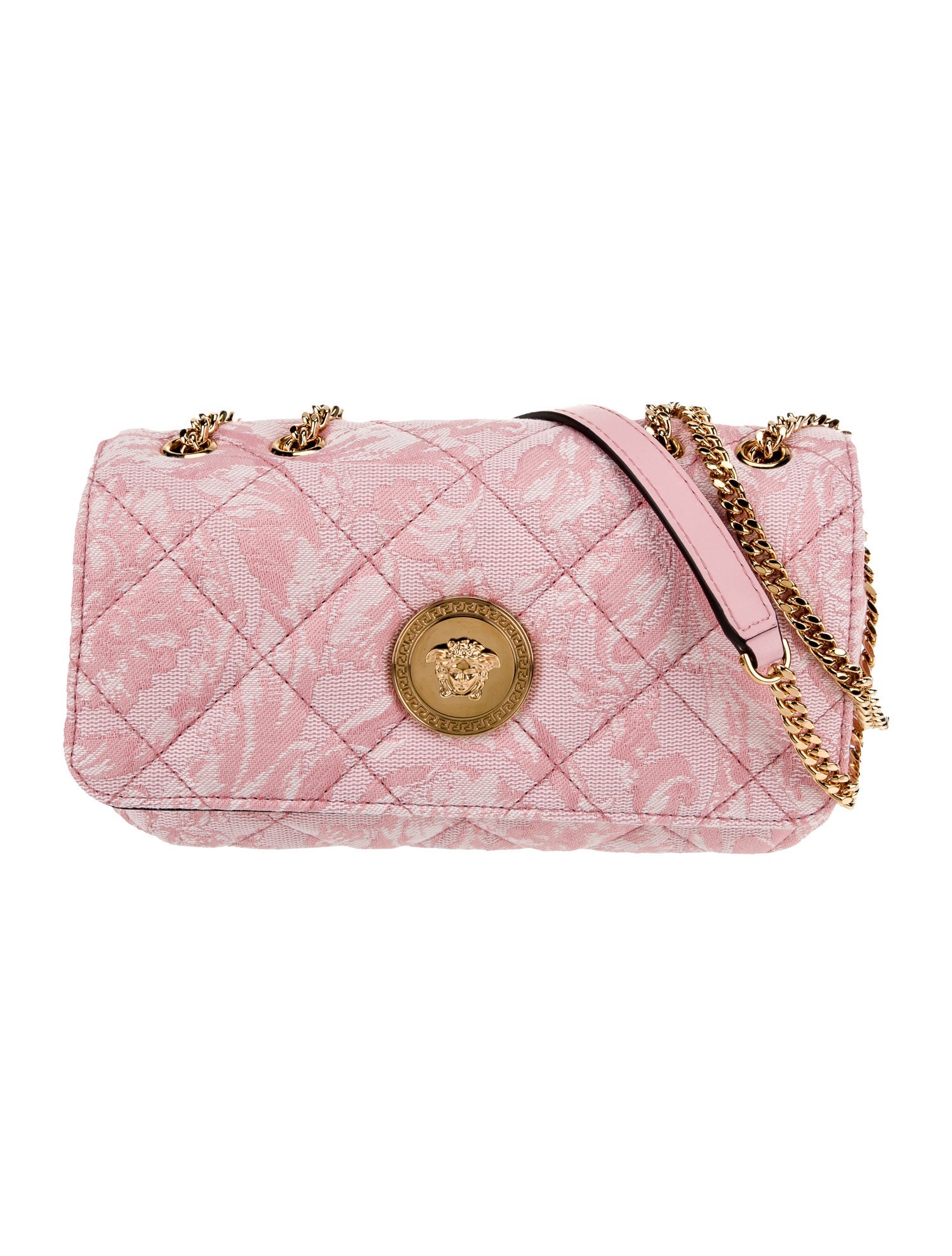 Versace Canvas Shoulder Bag