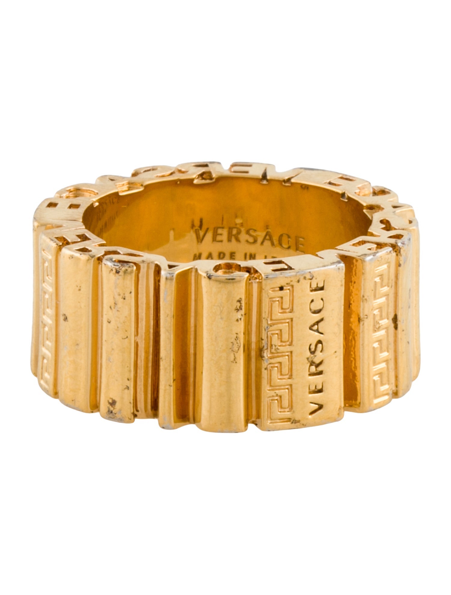 Versace Cut Out Band Ring