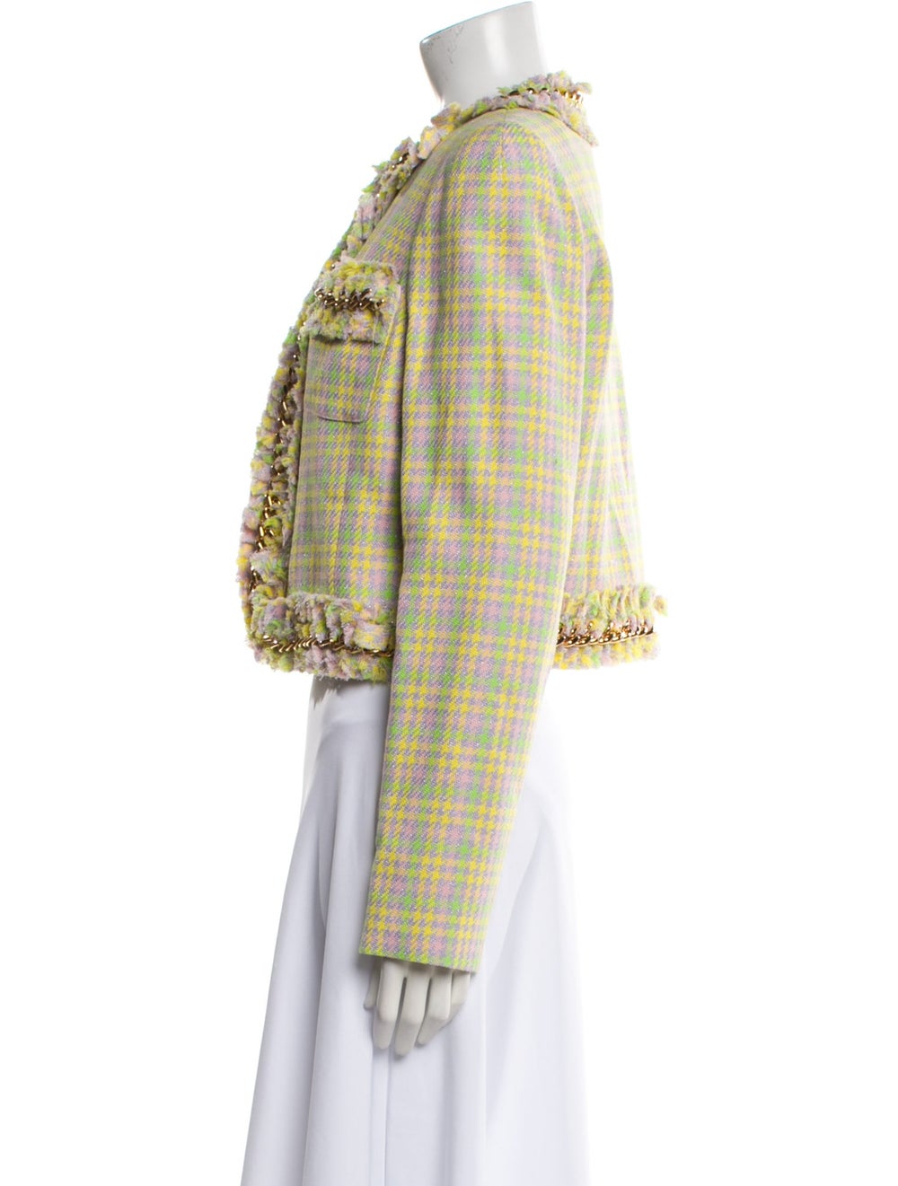 Versace Tweed Pattern Evening Jacket w/ Tags - image 2