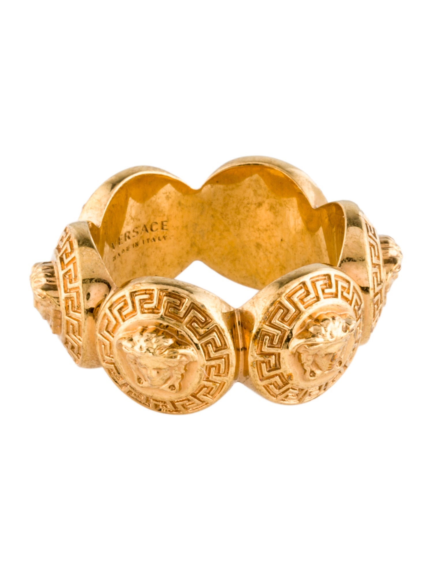 Versace Medusa Tribute Band Ring