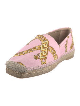 Versace Canvas Printed Espadrilles