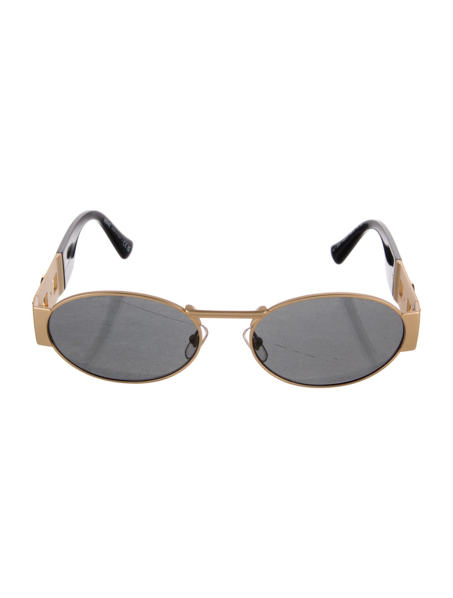 Versace Medusa Insignia Round Sunglasses