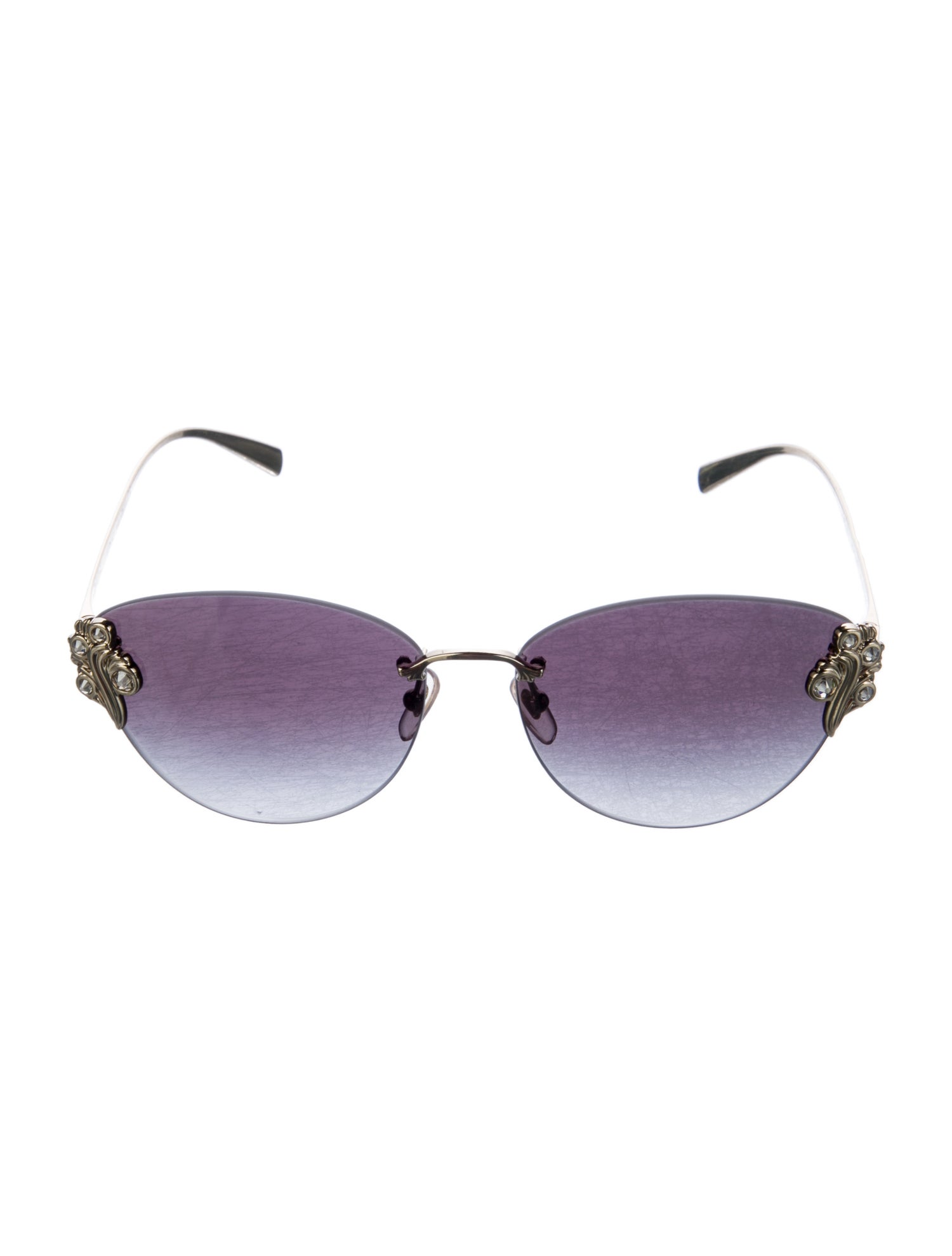 Versace Oversize Gradient Sunglasses