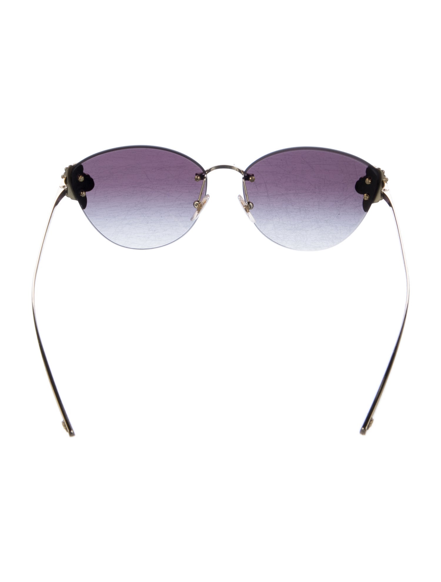 Versace Oversize Gradient Sunglasses