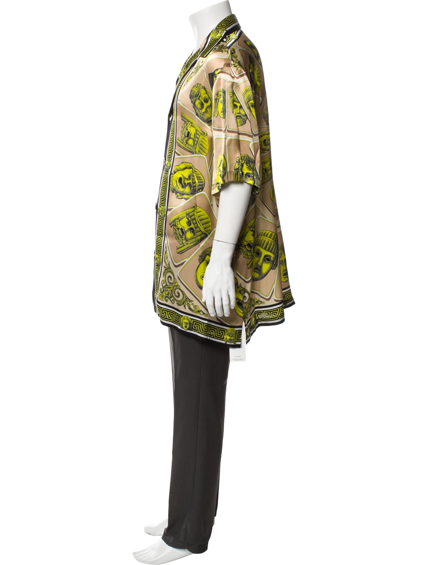 Versace Graphic Print Short Sleeve Shirt w/ Tags