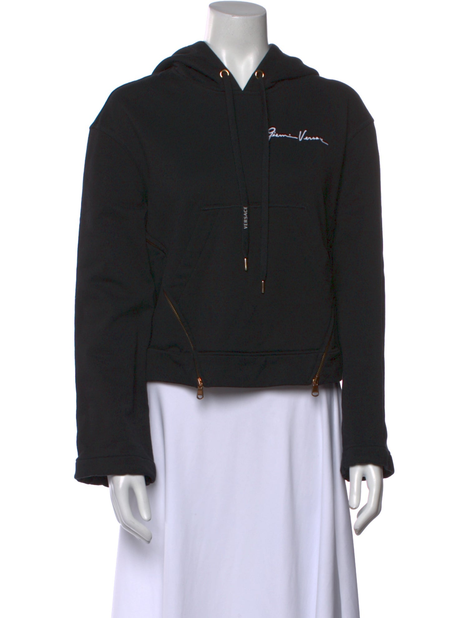 Versace Graphic Print Crew Neck Sweatshirt