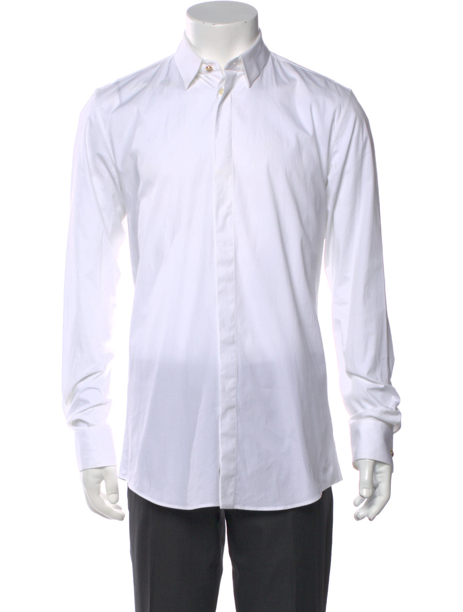 Versace Medusa Insignia Long Sleeve Dress Shirt