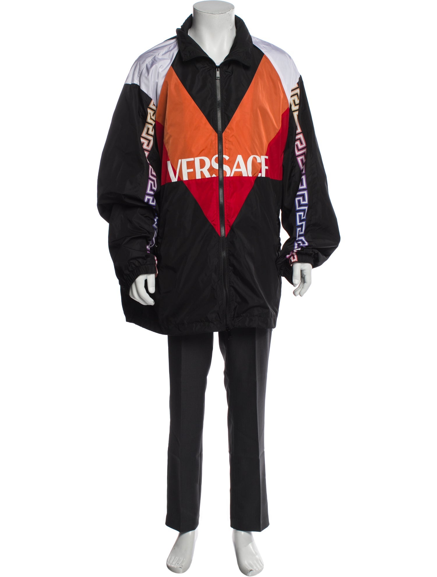 Versace Graphic Print Windbreaker