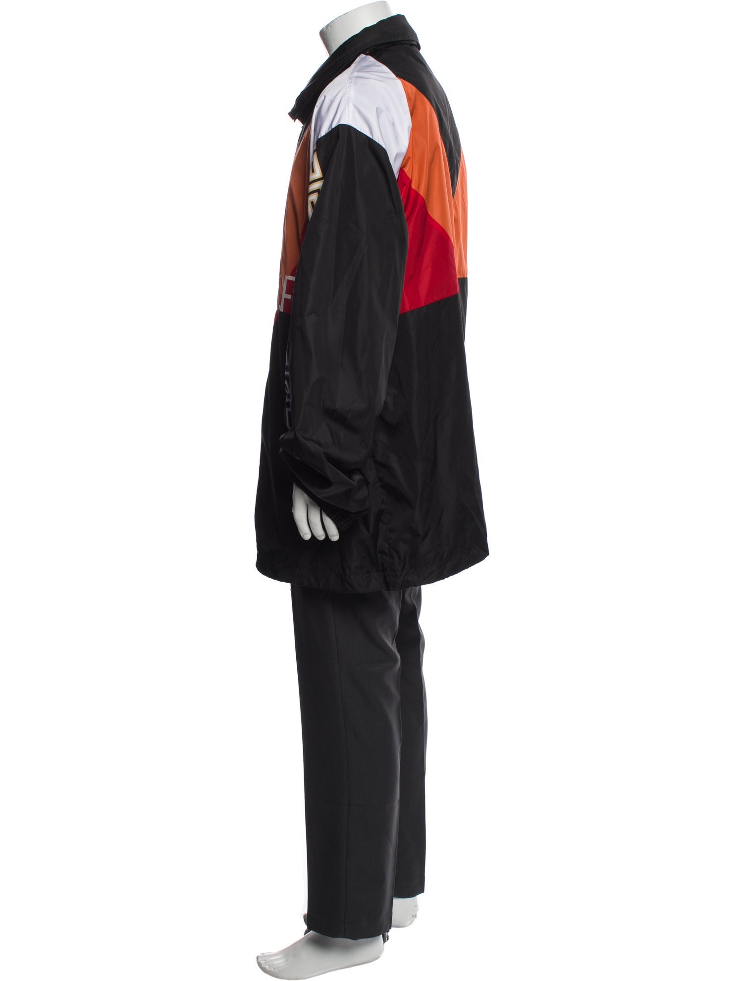 Versace Graphic Print Windbreaker