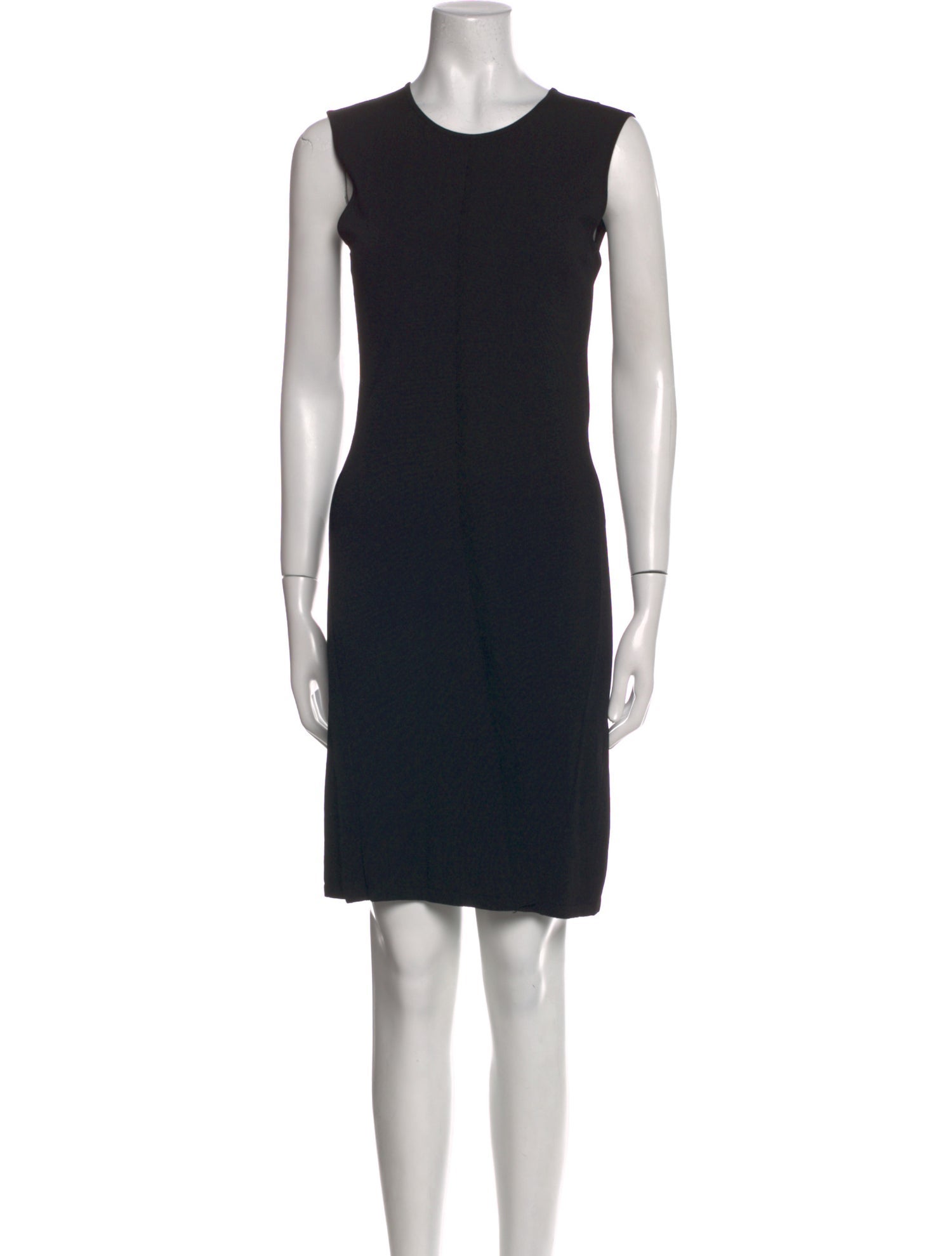 Versace Crew Neck Knee-Length Dress