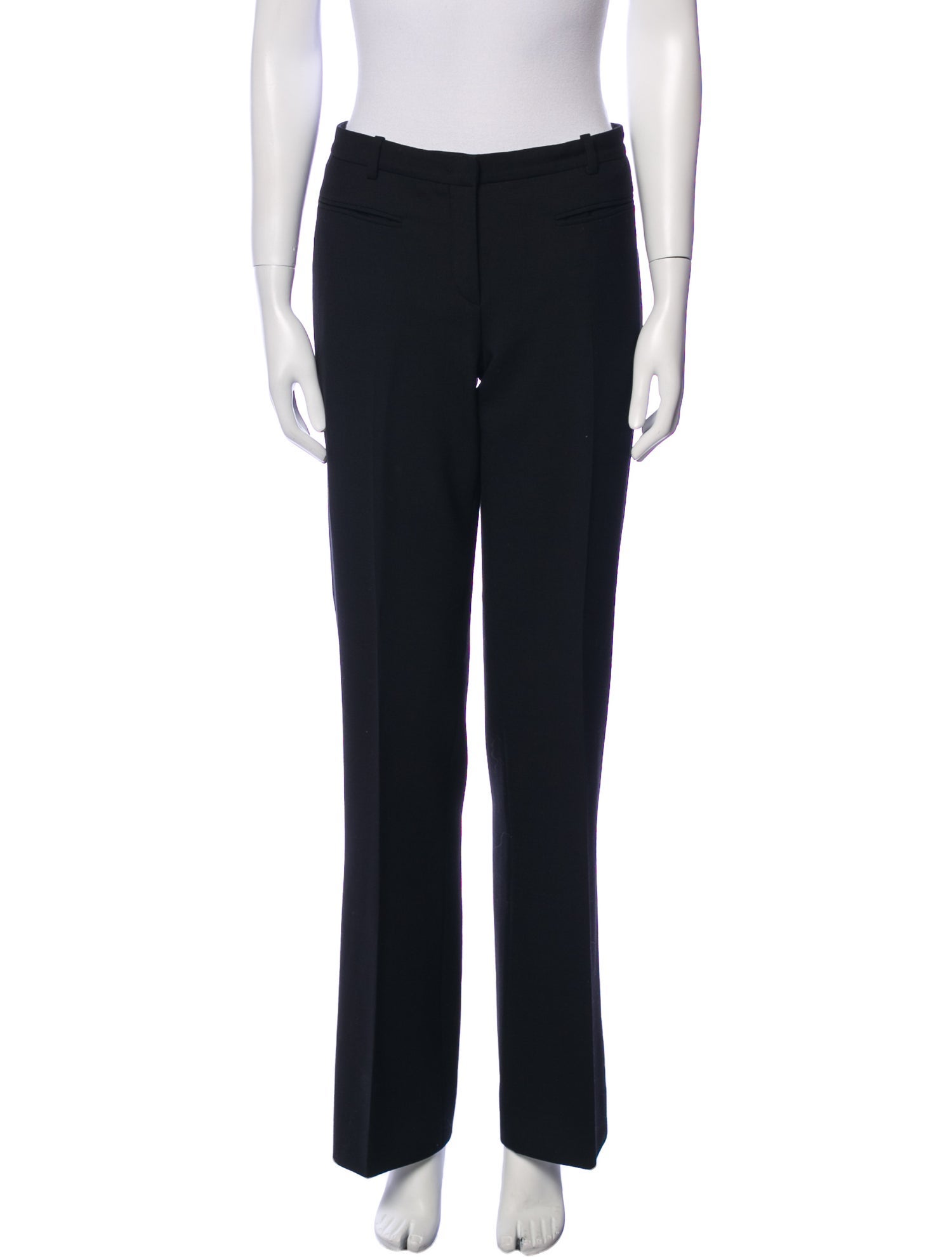 Versace Wool Wide Leg Pants