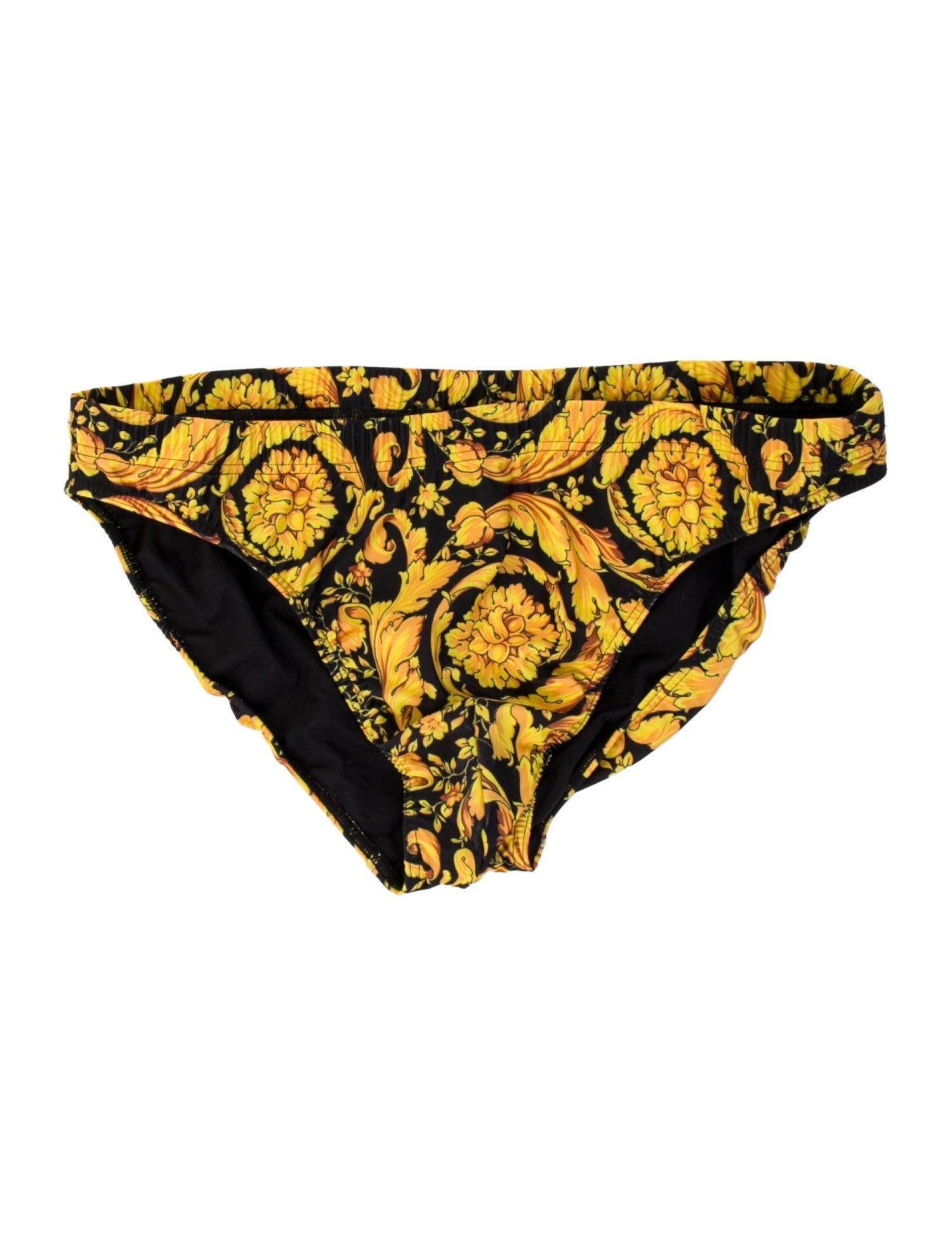 Versace Barocco Print Printed Swim Briefs