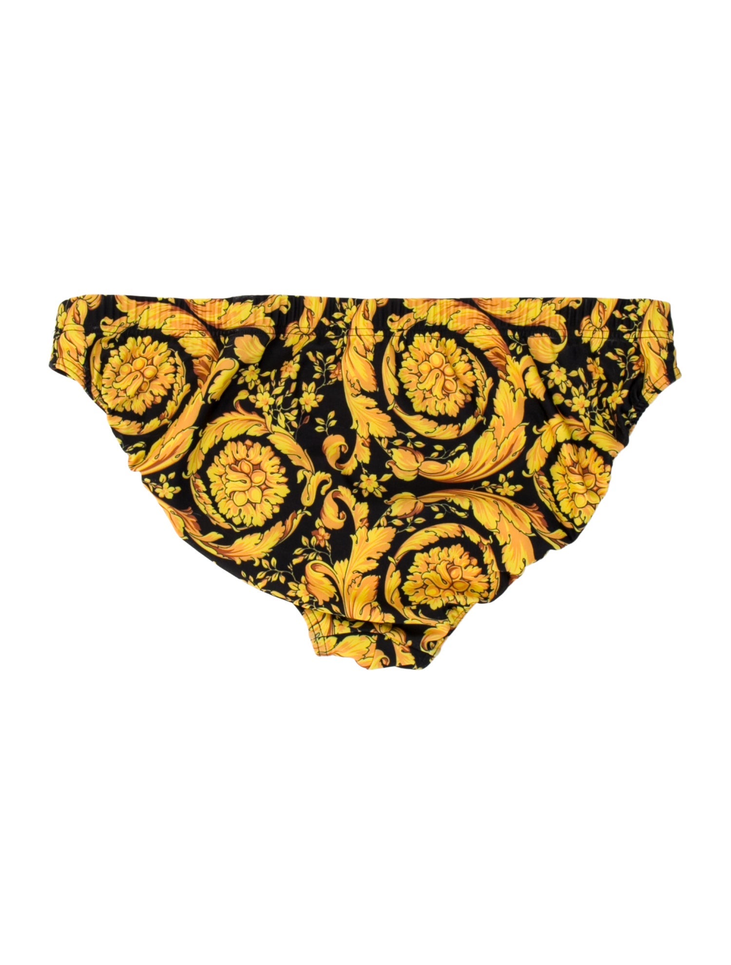 Versace Barocco Print Printed Swim Briefs