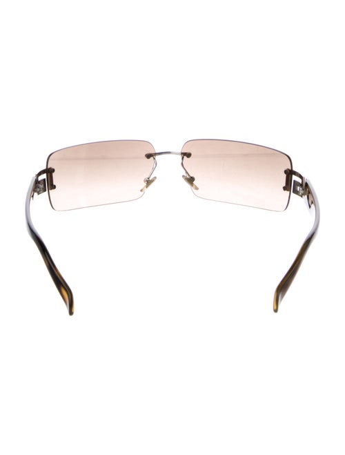 Versace Shield Mirrored Sunglasses