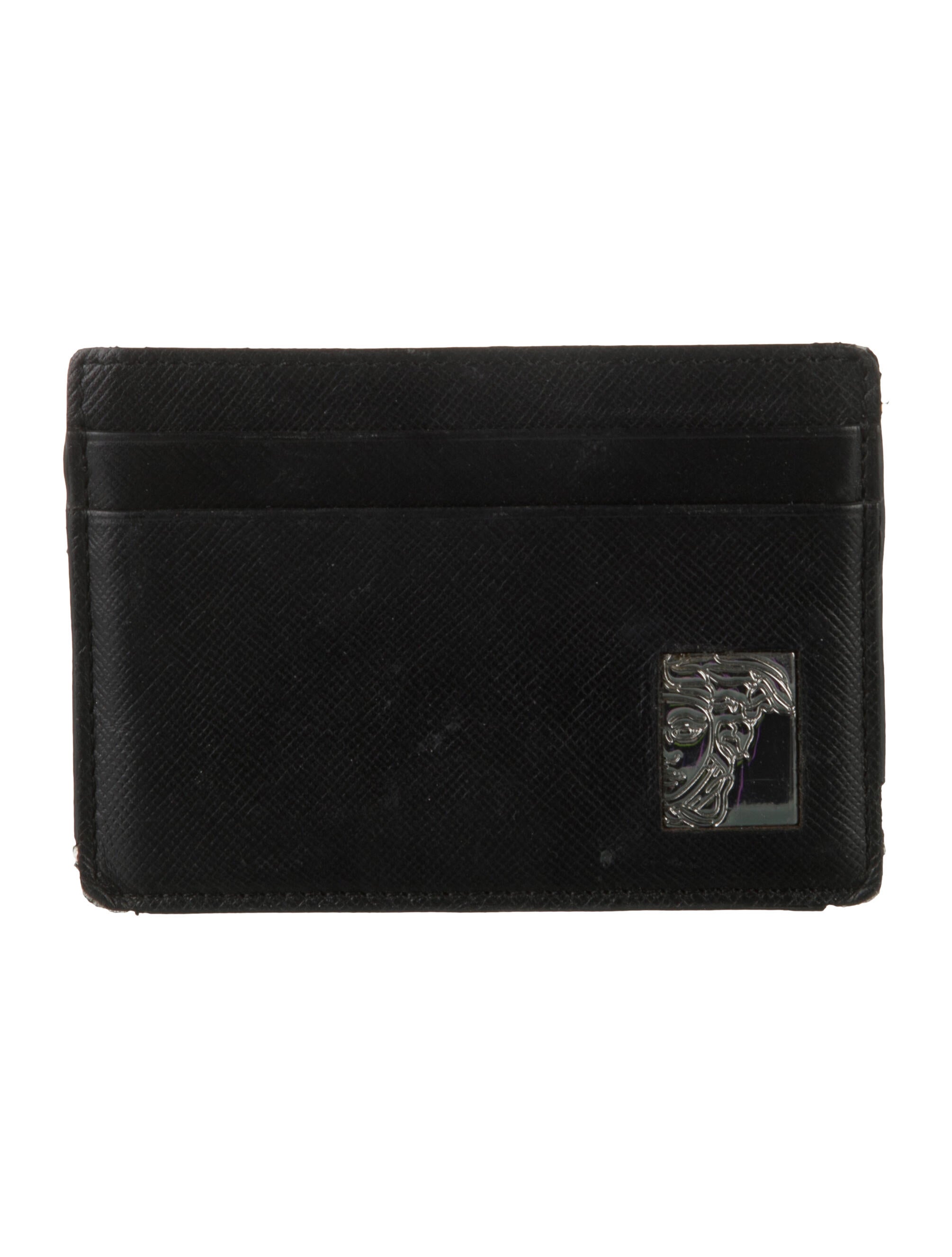 Versace Collection Card Holder Medusa Insignia Card Holder