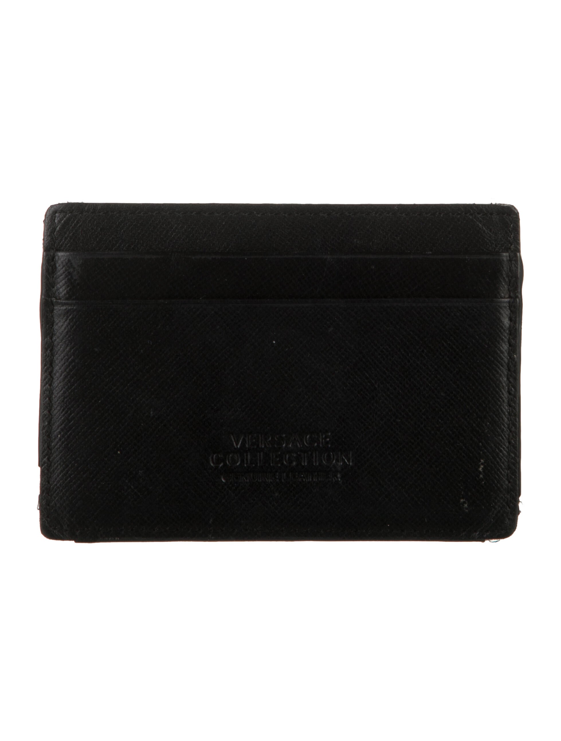 Versace Collection Card Holder Medusa Insignia Card Holder