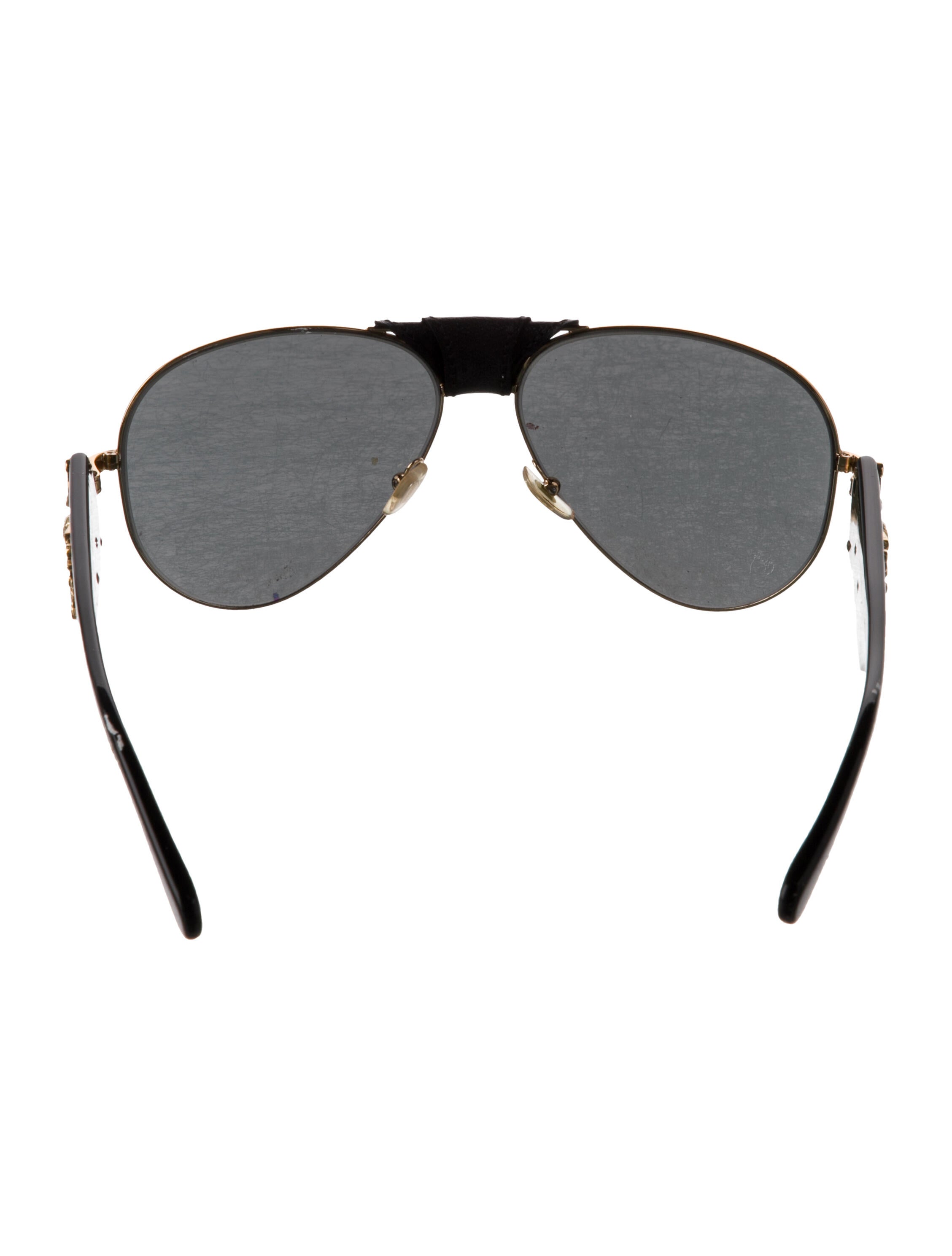Versace Medusa Insignia Aviator Sunglasses