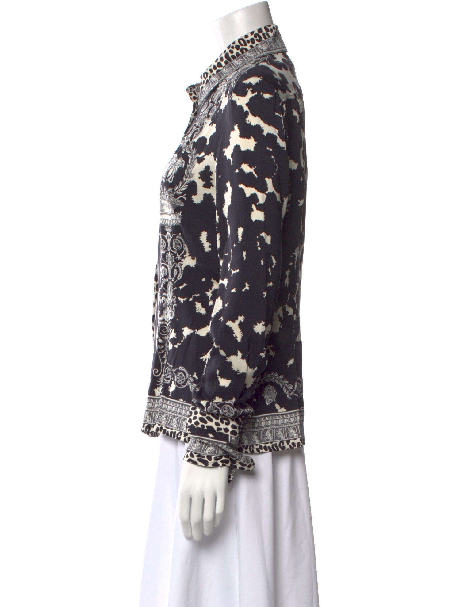 Versace Vintage Late 2000's - Early 2010's Button-Up Top