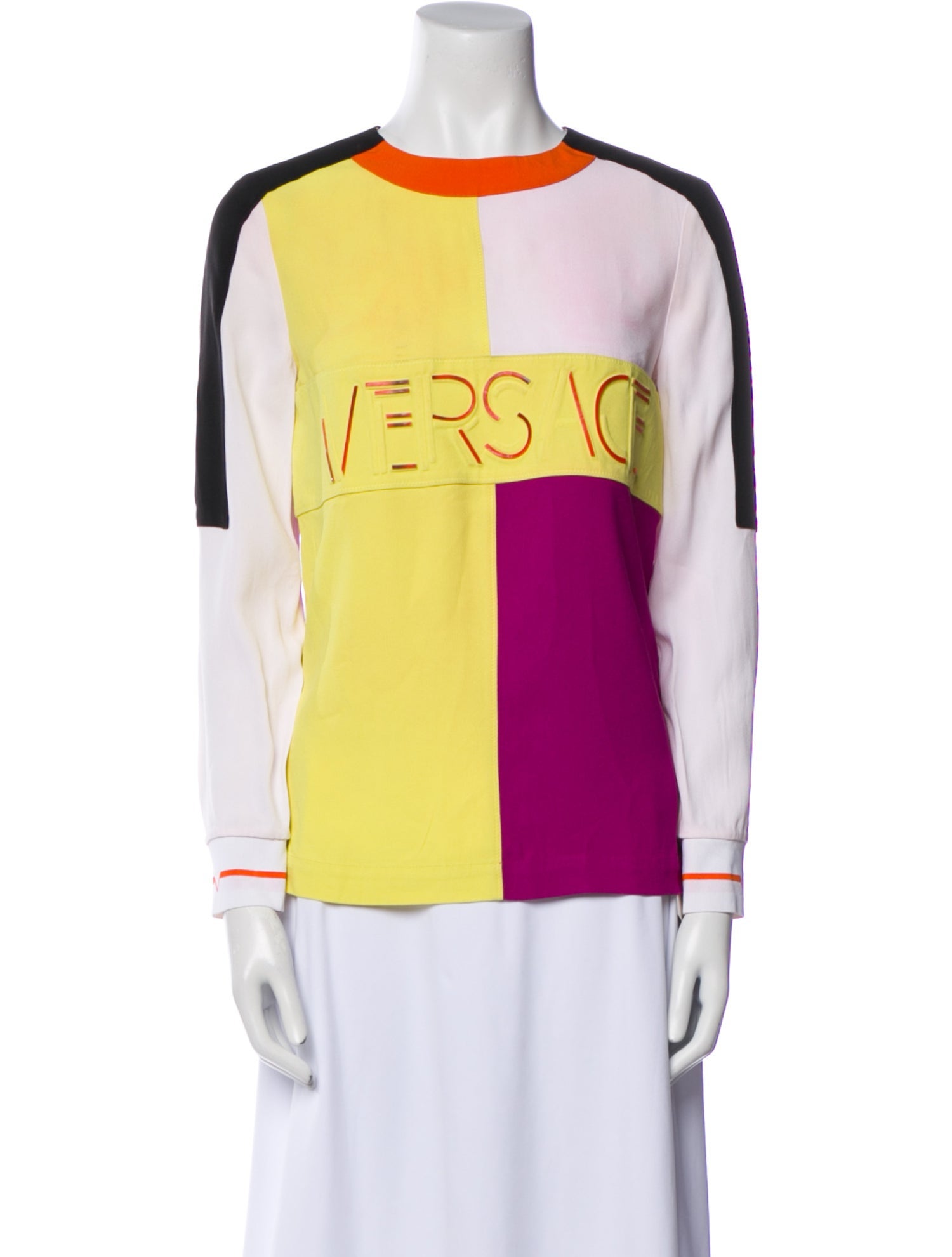 Versace Graphic Print Crew Neck T-Shirt