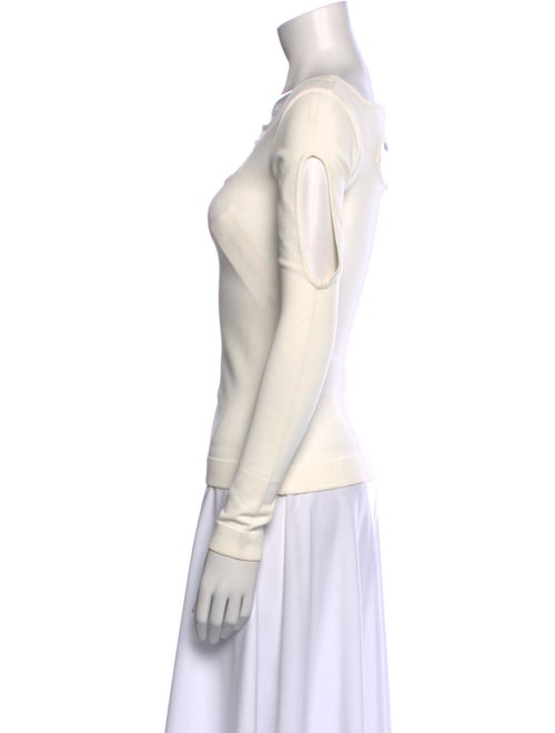 Versace Square Neckline Long Sleeve Sweatshirt