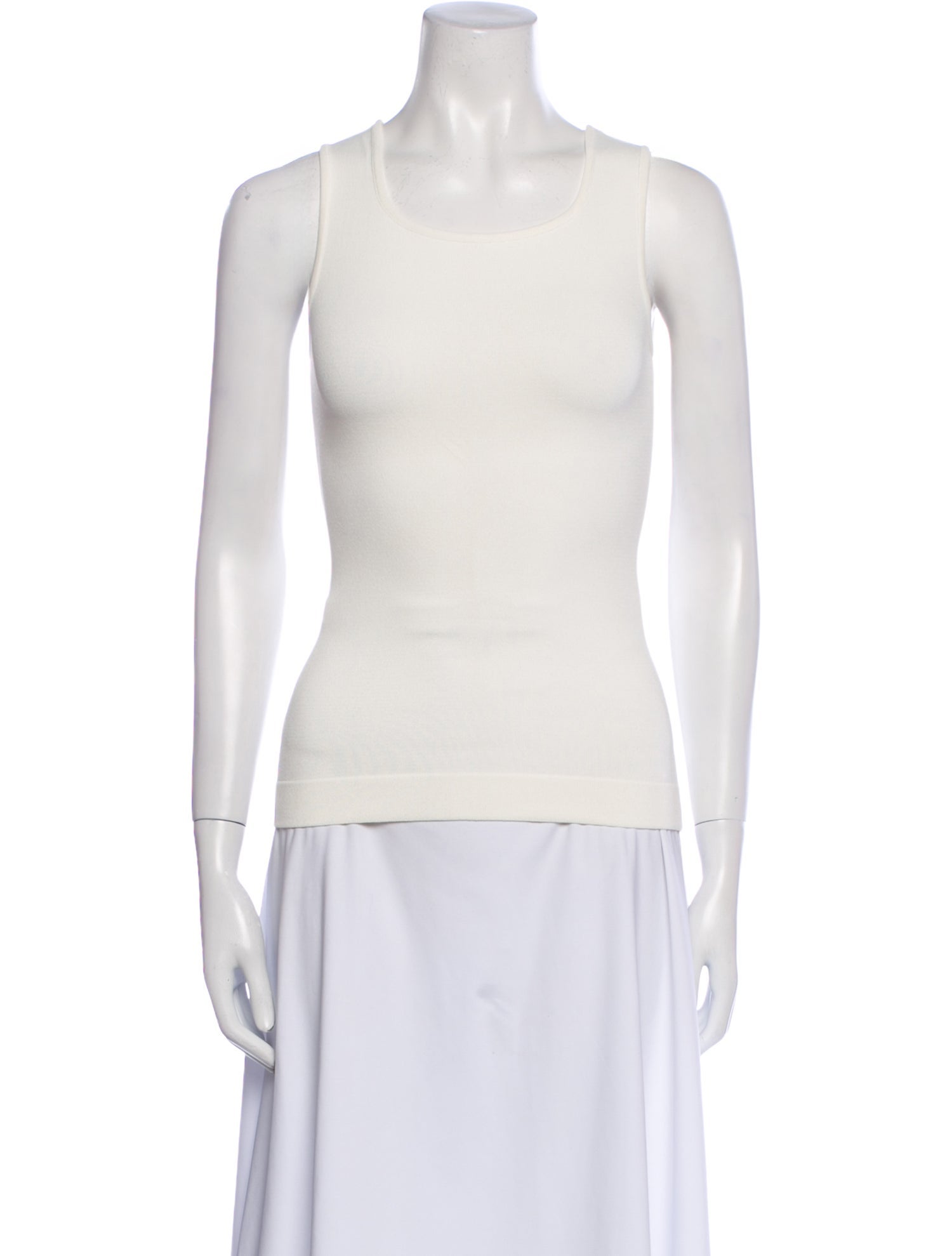 Versace Scoop Neck Sleeveless Top