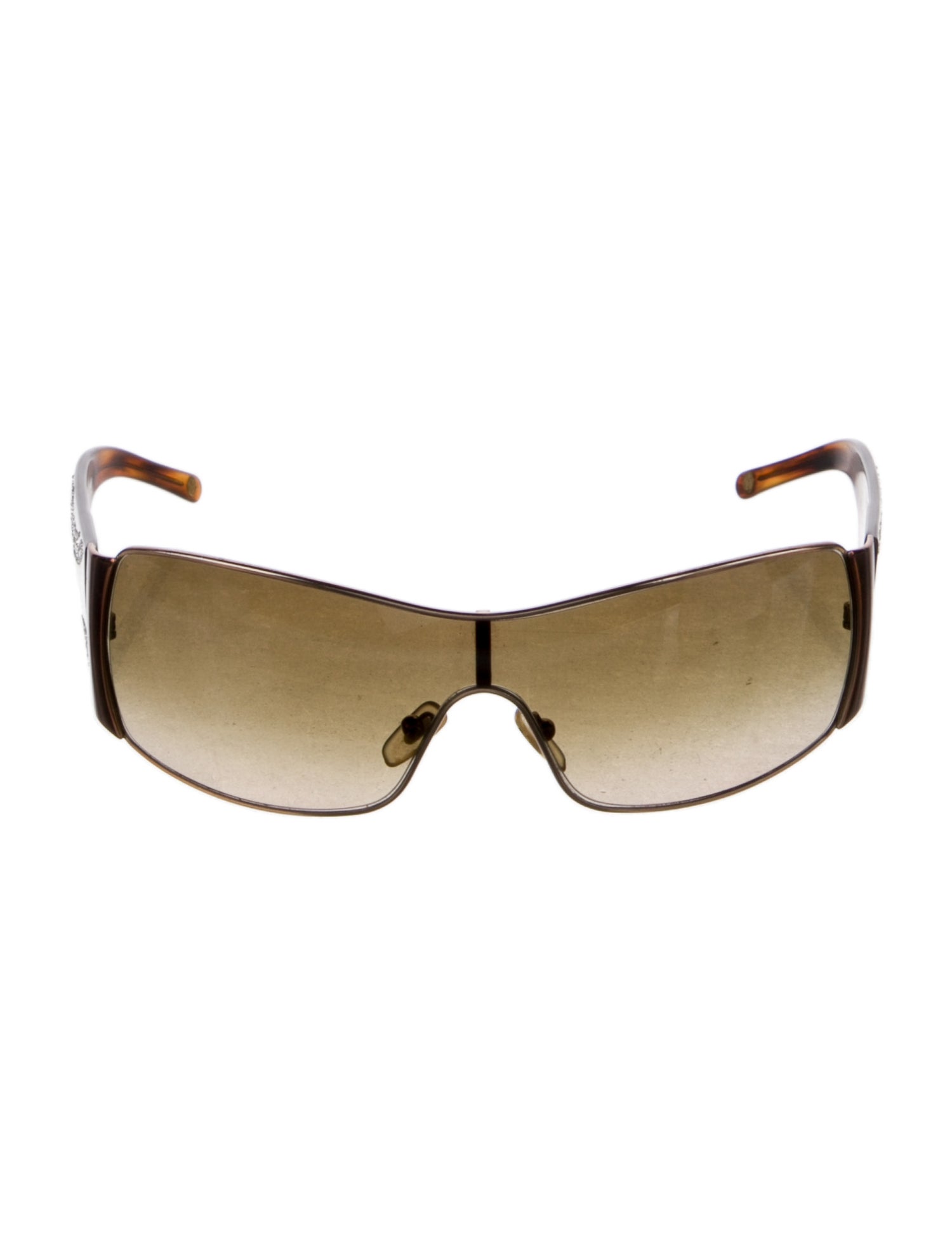 Versace Greca Pattern Shield Sunglasses